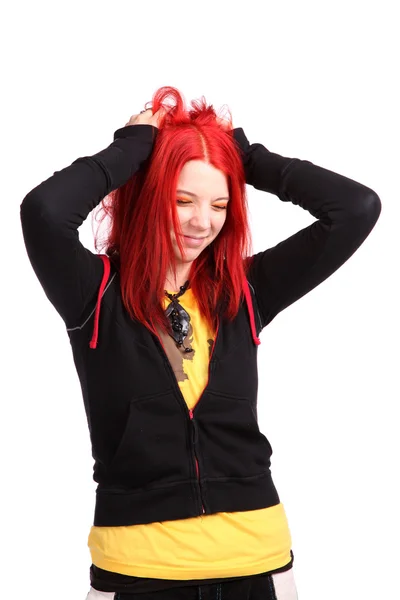 Red hair girl — Stock Photo, Image