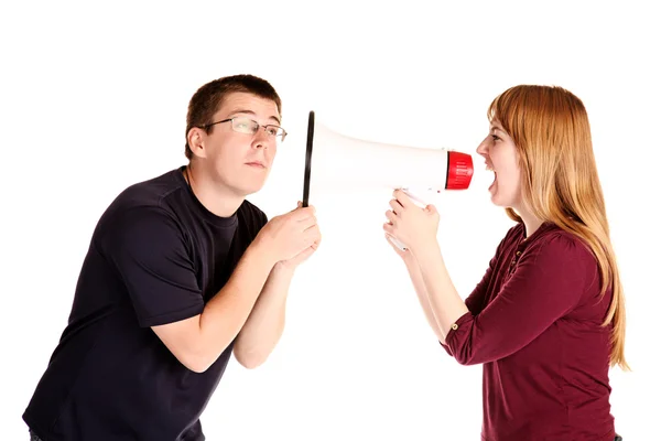 Couple having a fight — Stock Photo, Image