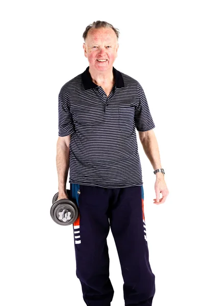 Man doing fitness exercise — Stock Photo, Image