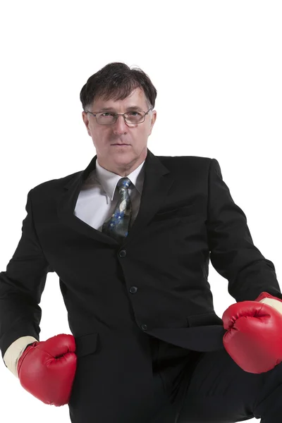 Fighting affärsman — Stockfoto