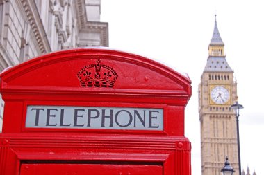 Londra telefon kulübesi