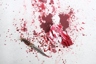 bıçak ve kan