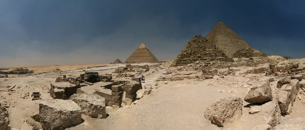 Giza plateau — Stock fotografie