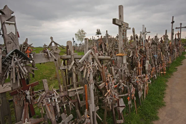 Kopci křížů — Stock fotografie