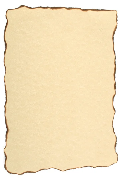 Burnt vintage paper — Stock Photo, Image