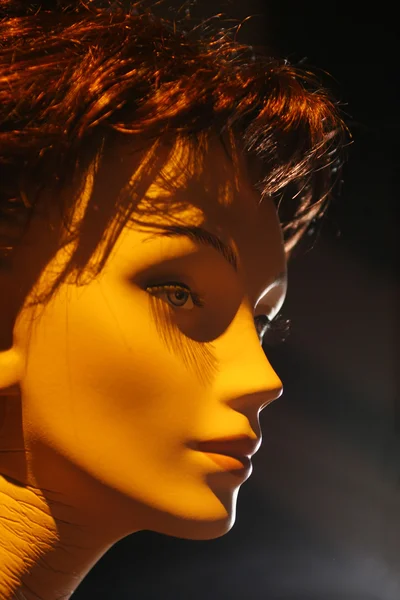 Plastikový model tvář — Stock fotografie