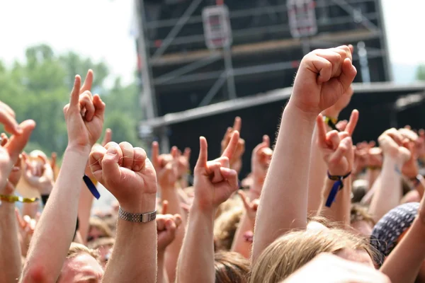 Menigte van mensen — Stockfoto