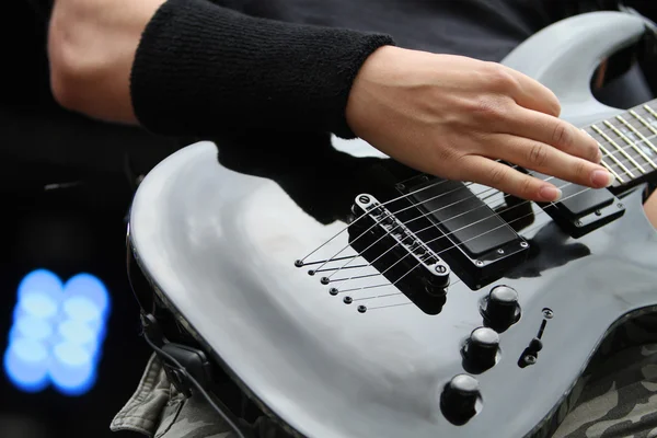 Rock guitarist — Stock Photo, Image