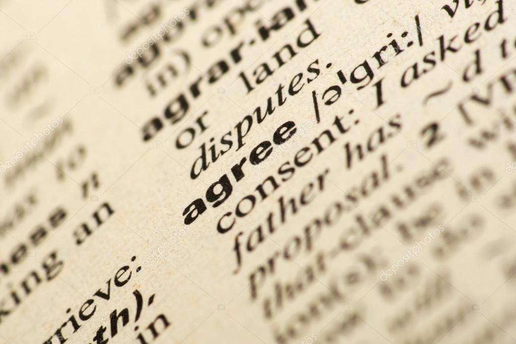 AGREE DEFINITION MEANING visual data 7