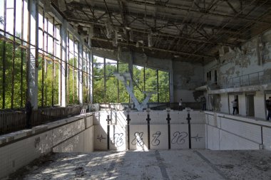 pripyat yüzme havuzunda