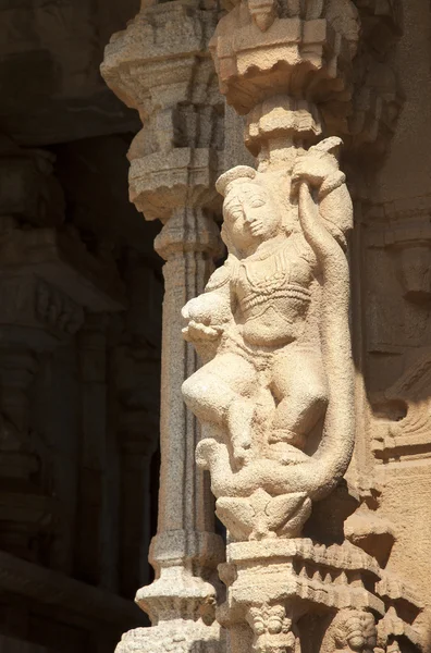 Statue on Vittala temple — Stock Photo, Image