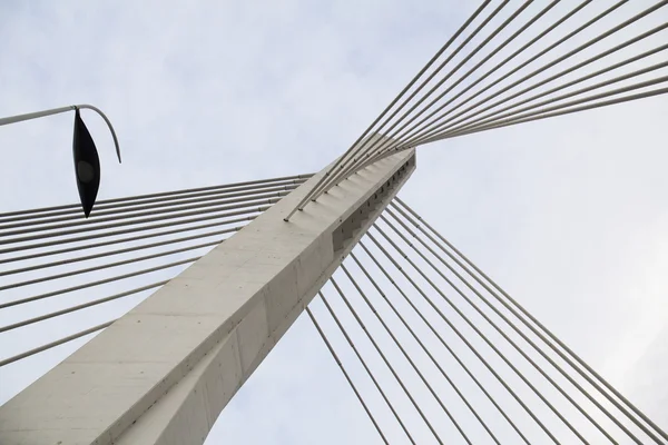 Detail of suspension bridge — Stock Photo, Image
