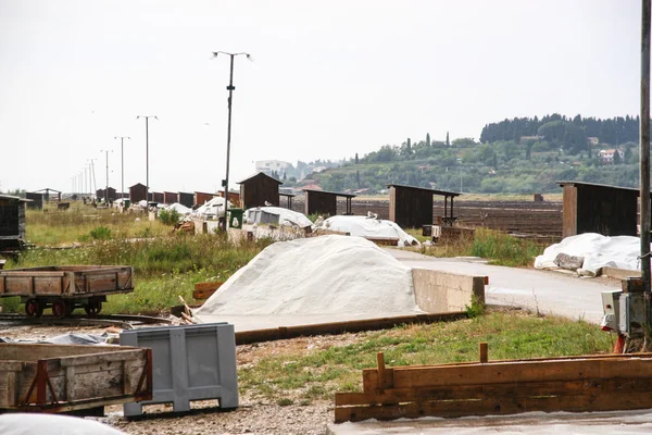 Secovlje saltpan — Stockfoto