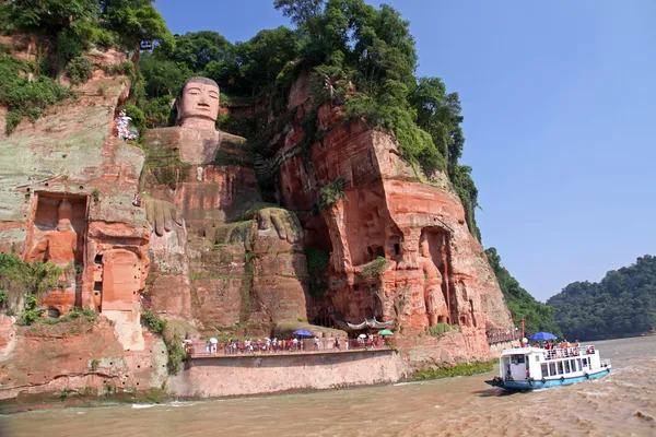 Leshan gigante Budha — Fotografia de Stock