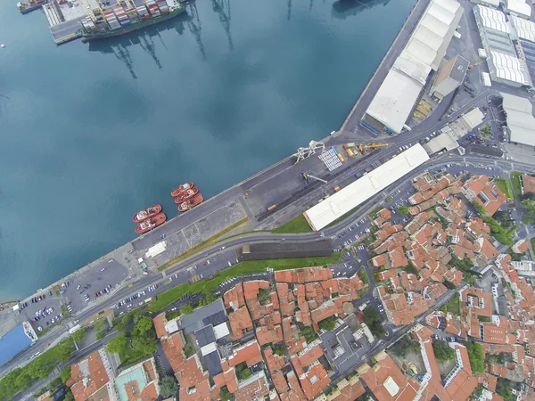 Вид на порт Копер — стоковое фото