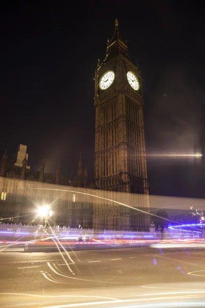 Big Ben w nocy — Zdjęcie stockowe