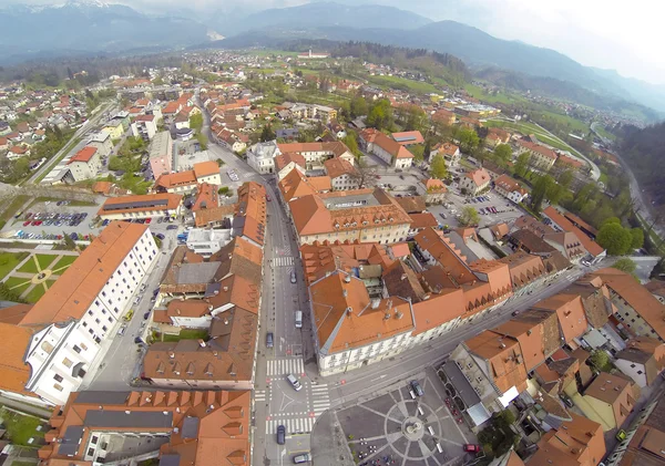 Piazza principale a Kamnik — Foto Stock