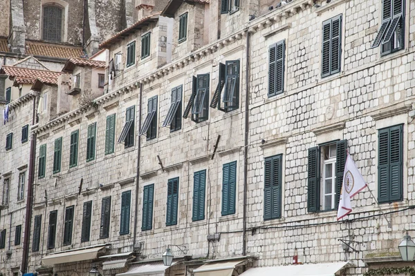 Détails des bâtiments de Dubrovnik — Photo