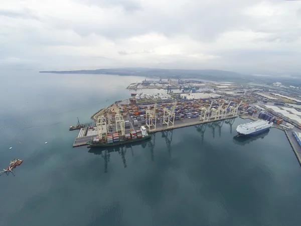 Vista sul porto di Capodistria — Foto Stock