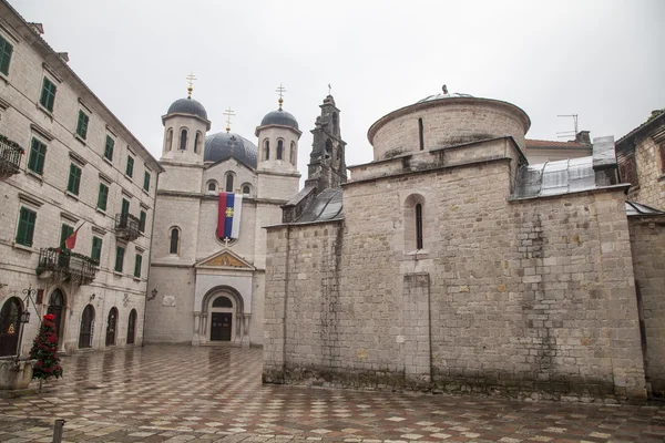 Square in Kotor — Stock Photo, Image