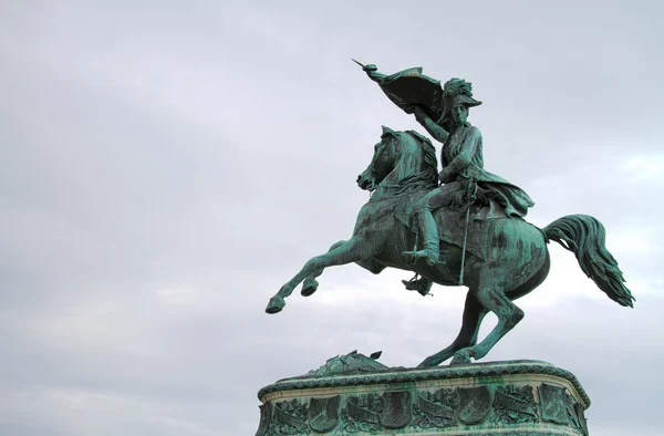 Statue of Archduke Charles — Stock Photo, Image