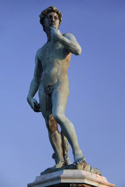 Standbeeld van David van michelangelo — Stockfoto