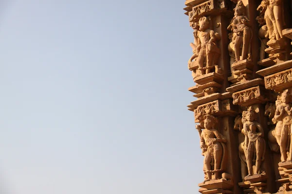 Rzeźby w khajuraho — Zdjęcie stockowe