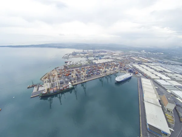 Vista sul porto di Capodistria — Foto Stock