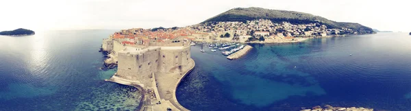Vista panorâmica sobre Dubrovnik Imagem De Stock