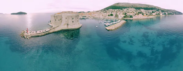 Vista panorâmica sobre Dubrovnik Fotografias De Stock Royalty-Free