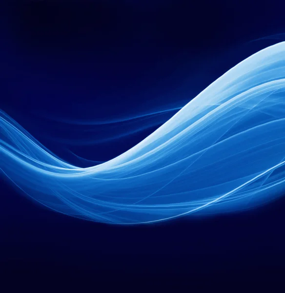 Abstraktní modré vlny — Stock fotografie
