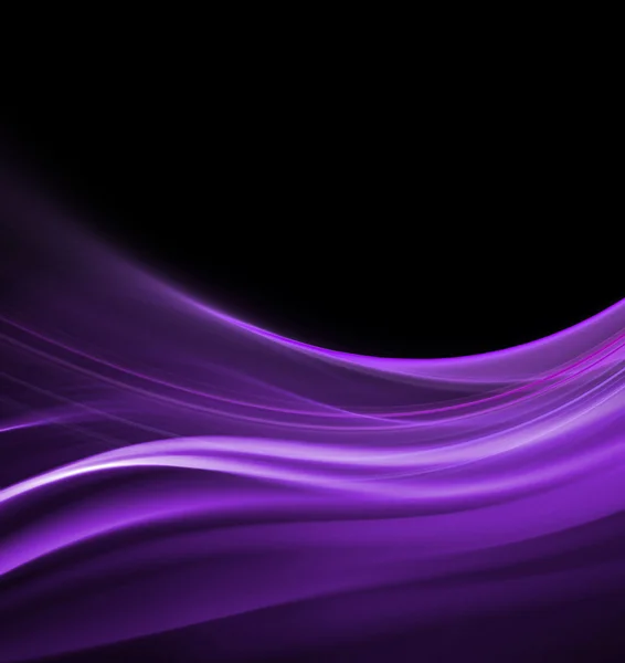 抽象紫色的浪花 — 图库照片