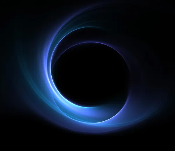 Mavi kavisli desenler