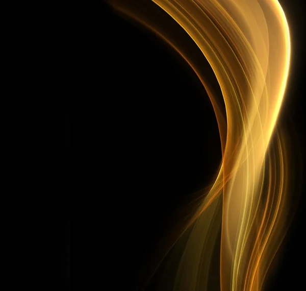 soyut sarı dalgalar