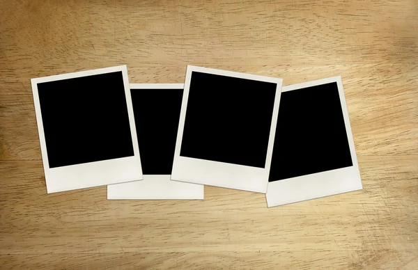 Four blank photos — Stock Photo, Image