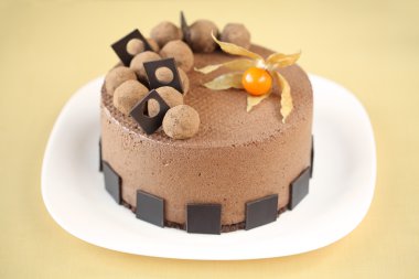 Çikolatalı mousse kek