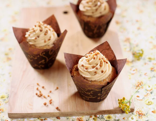 Peanut Butter Cupcakes — Stock Photo, Image