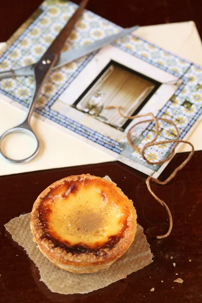 Portuguese Custard Tart — Stock Photo, Image