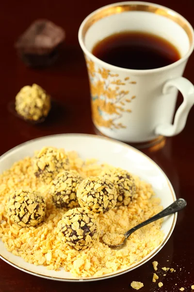 Mısır gevreği çikolata truffles