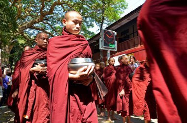 amarapura, myanmar, Budist acemiler.