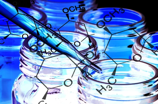化学实验. — 图库照片