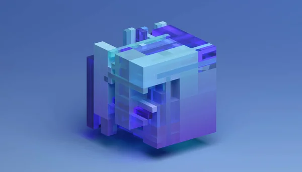 Abstrakt 3D-Render — Stockfoto