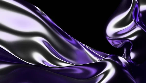Abstract 3d render, background design, wavy surface