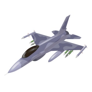 Military aircraft set. Fighter jet, interceptor, airplane, vector illustrations set isolated. Army flying machine. For military aviation concepts.