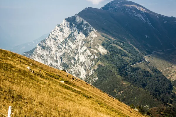 Italienska Alperna i molnen — Stockfoto