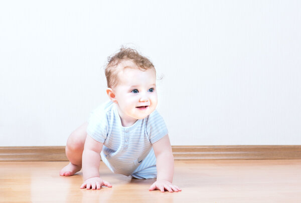 Crawling baby