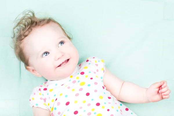 Baby with blue eyes — Stock Photo, Image