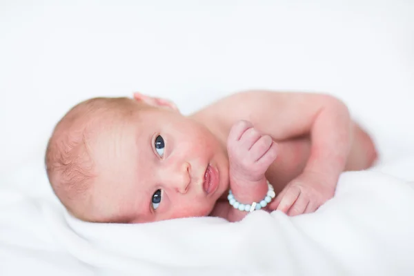 Newborn baby boy relaxing — Stock Photo, Image