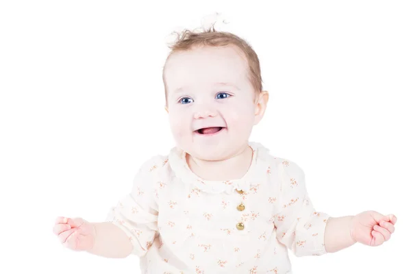 Portrait of a sweet baby girl — Stock Photo, Image