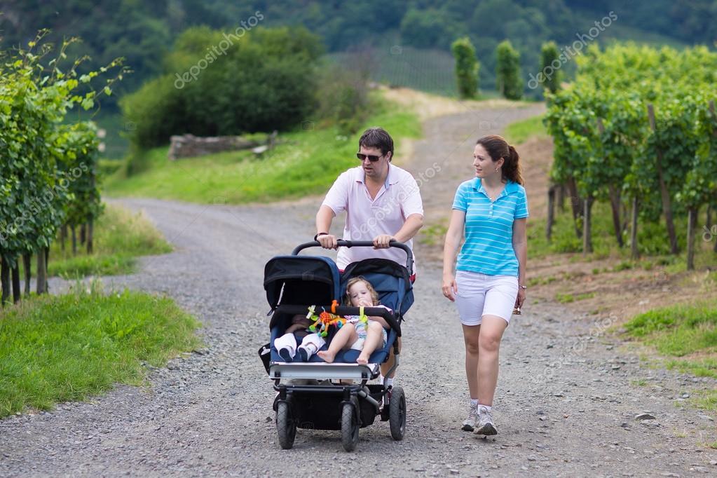 hiking double stroller